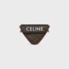 CELINE triangle bag in Triomphe Canvas with Celine print 195902BZK.04LI