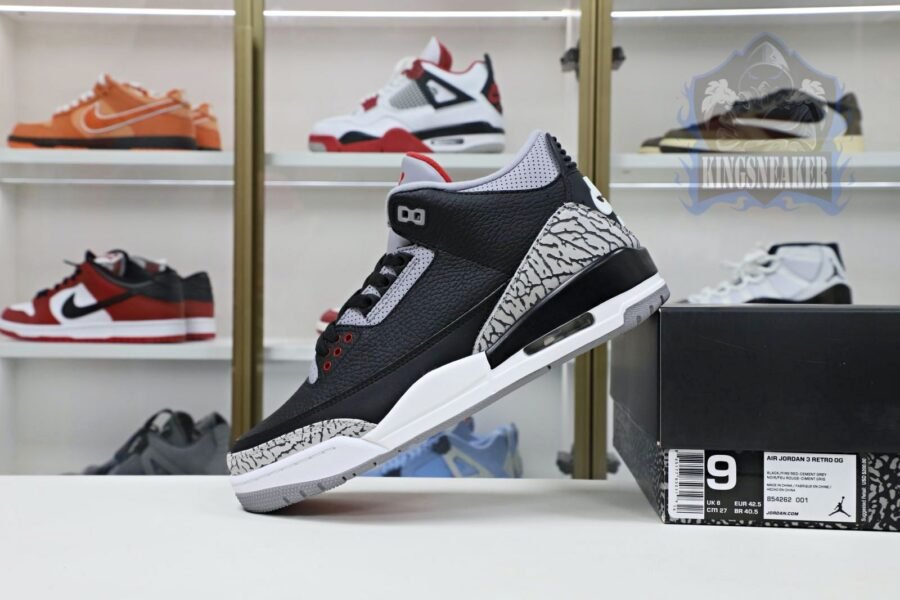 Jordan Air Jordan 3 retro blackcement  2018（854262-001）