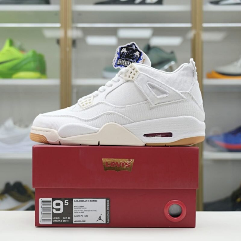 Jordan Air Jordan 4 levis white (levis tag)