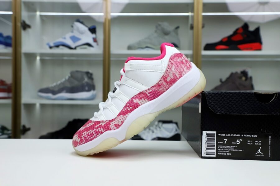 Jordan Air Jordan 11 pink snakeskin