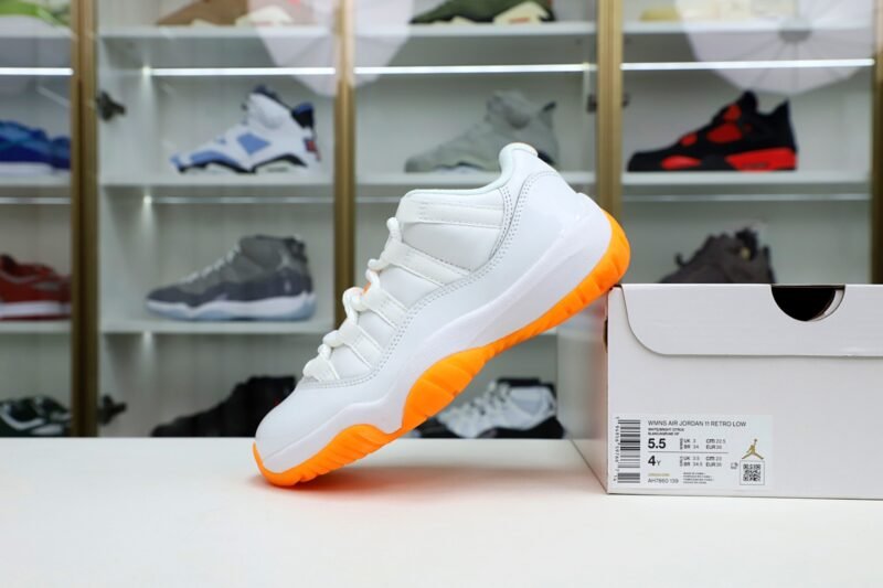 WMNS AIR JORDAN 11 RETRO LOW 'BRIGHT CITRUS'