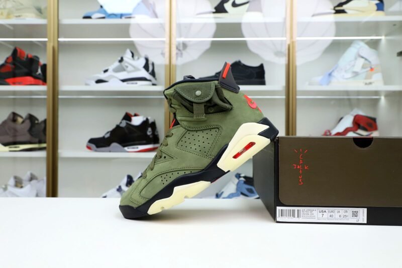 TRAVIS SCOTT X AIR JORDAN 6 RETRO 'OLIVE'