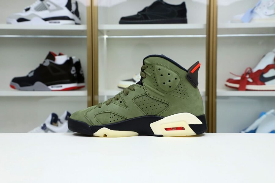 TRAVIS SCOTT X AIR JORDAN 6 RETRO 'OLIVE'